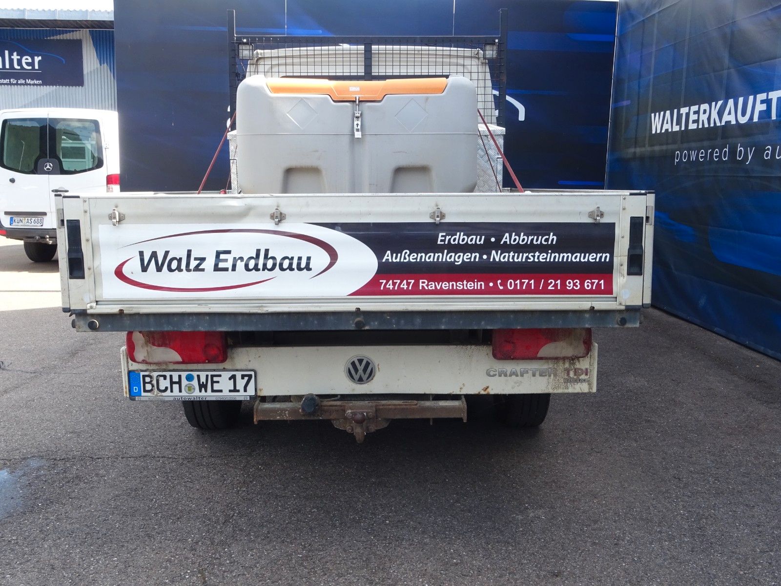 Fahrzeugabbildung Volkswagen Crafter Pritsche 35 mittel L2 Doppelkabine